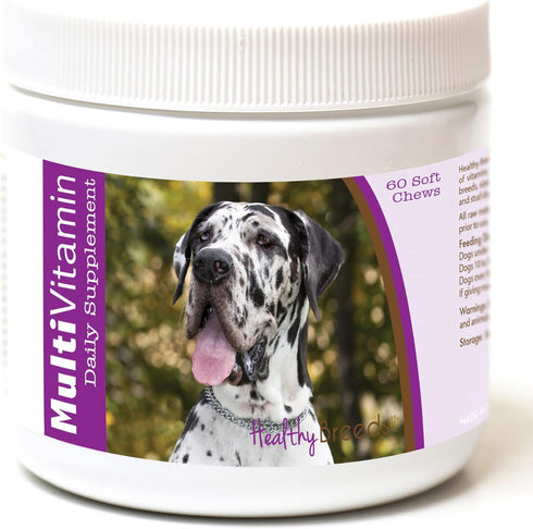 Healthy Breeds Great Dane Multi-Vitamin Soft Chews, 60 Count