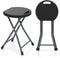 Goplus Folding Stool, 18 inch Foldable Camping Stool for Adults with 440