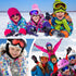 Peicees Pack of 4 Ski Goggles for Women Men Kids, Snow Sports Motorcycle Snowboard Goggles