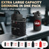 4KG Magnetic Gym Bags with Water Bottle Holder, Non-Slip Strong Magnetic Gym Water Bottle Bag, Crossbody Sling Pouch