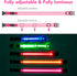 LED Dog Collar, Adjustable USB Rechargeable Light Up Collar, Super Bright Glowing Safety Collars for Dogs (Medium, Pink)