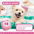Set Bath Grooming Kit for Pets - Hair Brush with Towel, Washing Gloves, and Shampoo Scrubber Brush for Dogs and Cats