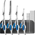 Niura 7 in 1 Professional Pet Grooming Kit - Grooming Scissors Set for Dogs & Cats