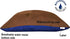 Dogbed4less Waterproof/Water Resistant Zipper Internal Pet Dog Bed Cover, 41"X27" for Large Pillow Bed