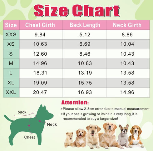 Dog Hoodie, 4 Legs Sweatshirt Jumpsuit, Soft & Warm Pullover Coat for Small Medium Large Dogs Cats (Black, XS)