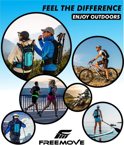 Sports Daypack Backpack, 10L Capacity, Lightweight for Day Hike with Extra Phone Pocket > WATER BLADDER NOT INCLUDED