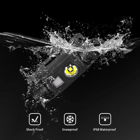 WUBEN H1 Rechargeable Headlamp, 1200 High Lumen Ultra Bright LED, 11 Modes, 180° Adjustable, IP68