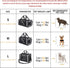 TSA Approved Pet Carrier - Soft Dog Carrier for Small Medium Cats and Dogs, 4 Mesh Windows, 3 Entrances, Black