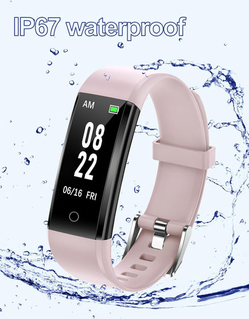 GRV Non-Bluetooth Fitness Tracker Watch, Waterproof Pedometer with Steps, Calories Counter, Sleep Tracker