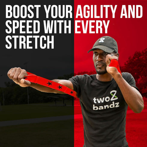 Two8 Bandz Multi Loop Resistance Bands for Shoulder Rehabilitation, Training Bands for Arms and Physical Therapy