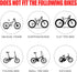 Rear Bike Rack - 110 lbs / 50KGS Aluminum Alloy Adjustable Cargo Racks for 26"-29" Frames