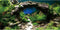 AWERT 36x24 inches Arch Stone Aquarium Background - River Bed & Lake Vinyl Background for Fish Tank