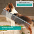 3 Pack Dog Combs for Grooming, Metal Cat Comb with Round Ends, Stainless Steel Pet Grooming Comb