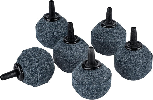 Pawfly 1.2 Inch Air Stone Ball Bubble Diffuser for Fish Tanks, Koi Ponds, and Small Buckets, 6 Pack