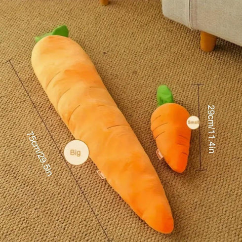 GINTBN Giant Carrot Dog Toy,Dog Squeaky Toys to Keep Them Busy,Soft Cute Carrot Toys for Small, Medium, Large Dogs