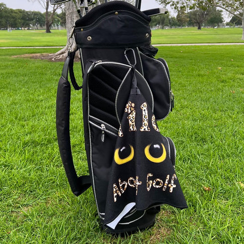 Par 3 Pack for Women, Microfiber Waffle Weave Golf Towel, Tee Bag with 4 Tees and Bling Ball Marker
