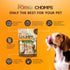 5 Inch 12 Count Pork Chomps Baked Pork Skin Dog Chews, Mini Twists, - Real Chicken Wrap - Long-Lasting Treats for Dogs