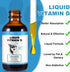 Vitamin D for Dogs, Liquid D Drops for Calcium Absorption, Supports Hip & Joint Health - Bacon Flavour