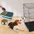 Dog Crate Water and Food Bowl, ShineMe Stainless Steel Hanging 2 Pack for Medium and Small Dogs