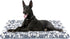 VANKEAN Dog Crate Pad Bed Mat, Reversible (Warm & Cool), Soft Sleeping Mat for Crate, Machine Washable, Grey Stone