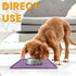 Ptlom Anti-Slip Dog Food Mat for Water and Food, Waterproof Silicone Puppy Tray for Small Medium Large Dogs Cats