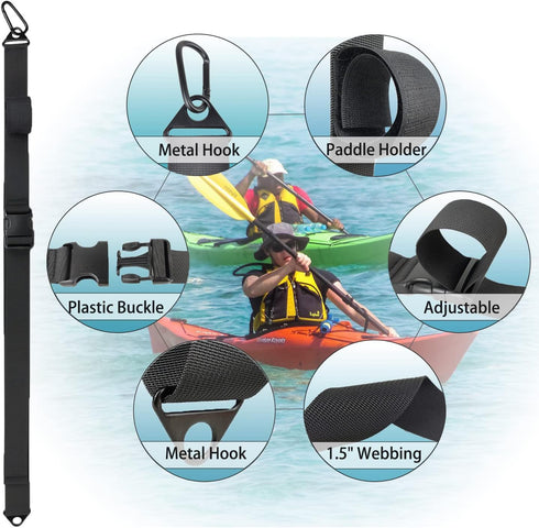 Kayak Wall Hanging Storage Strap, Nylon Hoist Sling for Indoor Outdoor Kayak & SUP Paddle Board Hangers