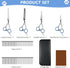 Niura 7 in 1 Professional Pet Grooming Kit - Grooming Scissors Set for Dogs & Cats