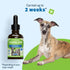 Pet Wellbeing Calming Care for Dogs - Vet-Formulated Liquid Supplement 2 oz - Ashwagandha & Holy Basil Blend