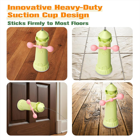2 Interactive Cat Toy for Indoor Cats, Suction Cup Cat Wand Toy with Play Modes, Self-Play Enrichment Cat Toy, Enhanced