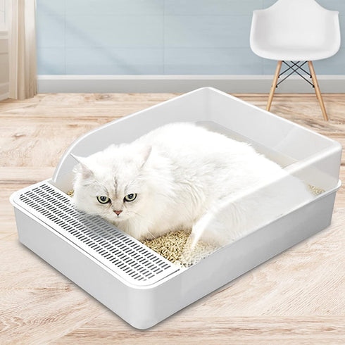 Chinchilla Tfwadmx Large Rabbit Litter Box Toilet Rectangle Potty Trainer Corner Litter Bedding Box Pet Pan for Adult