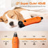 Gimars Upgrade Super Quiet Adjustable 6 Speed Dog Nail Grinder | 12000rpm Powerful | 45 db Dual LED Light | USB