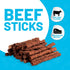 5 Inch 100 Count Sitka Farms Beef Sticks for Dogs - Crunchy Beef Munchy Sticks - - for Small Medium and Large Dogs