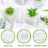 300pc Glow in The Dark Rocks, Luminous Decorative Stones for Bonsai, Aquarium, Yard Lawn Decor, White Pebbles