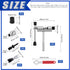 Glarks 6Pcs Bike Repair Tool Kit, Bicycle Crank Extractor, Bottom Bracket Removal Tool & Chain Breaker