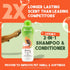 2-in-1 20oz. TropiClean Dog Shampoo and Conditioner, Moisturizing Dog Detangler, Puppy Safe, Made in the USA, Papaya