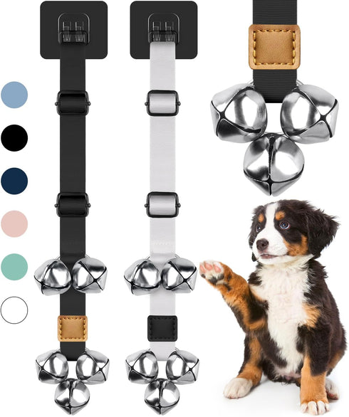 COOYOO 2 Pack Dog Doorbells, Adjustable Potty Training Dog Bells, Upgraded for