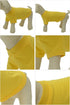 Lovelonglong Pet Clothing Dog Costumes Basic Blank T-Shirt Tee Shirts for Small Dogs (Yellow, S)