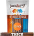 Jack&Pup 6 Inch Thick Bully Sticks for Dogs (12 Pack) Bully Stick