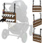 JOXPRING Golf Stroller Attachment Universal Golf Club Holder for Strollers, Acacia Wood, 12