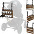 JOXPRING Golf Stroller Attachment Universal Golf Club Holder for Strollers, Acacia Wood, 12