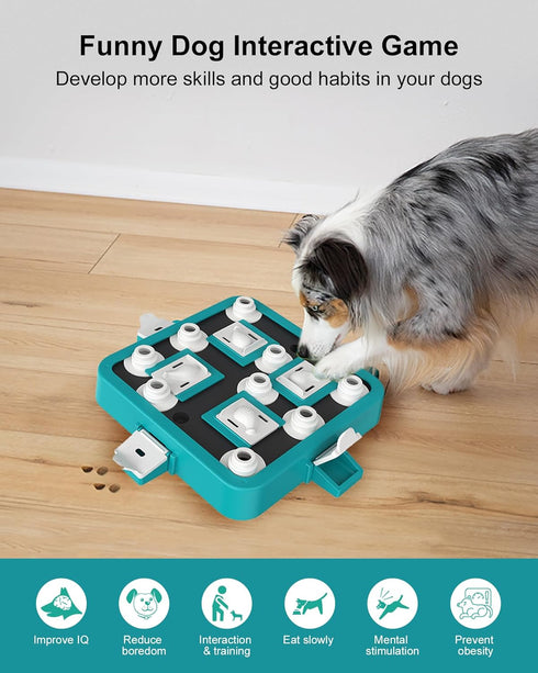 Dog Puzzle Toys, Level 3 Interactive Toys for Boredom | Funny Feeding Toy for IQ Training and Treat Dispensing