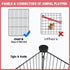 32 Playpen,47.5" 23.7" 31.5" Panels Small Animal x x Pet Playpen with Upgrade Waterproof Mat,C&C Cage for Guinea Pigs