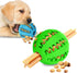 SunGrow 2-Pack Dog Treat Balls, Interactive Puzzle Food Dispensers for Small Dog Training, Mental Stimulation