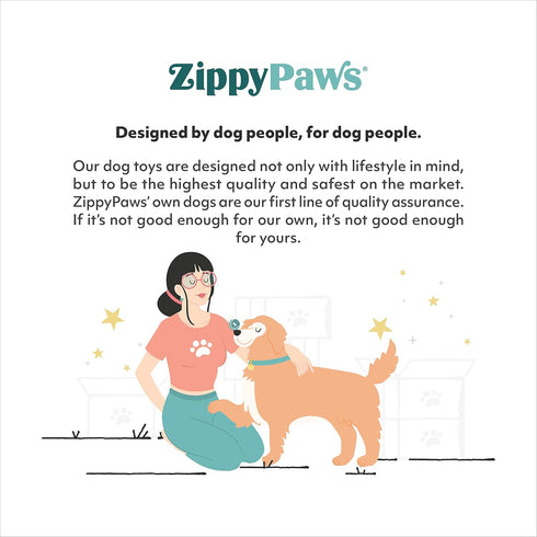 ZippyPaws Mini Donutz - No Stuffing Squeaky Plush Dog Toy - Strawberry, Mini Size