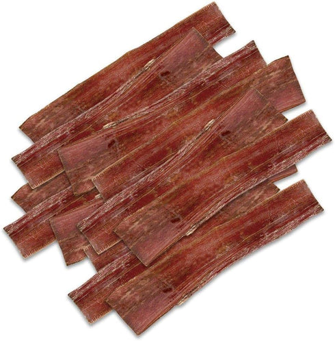 GigaBite Beef Gullet Jerky Strips (10 Pack) - 10 to 12 Inch, All Natural, Free Range Beef Esophagus Dog Treat