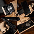 DGWJSU Pistol Rack for Gun Safe, Wood Handgun Rack Holder for Gun, Phone Docking Station as Nightstand Organizer as