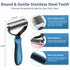 5 in 1 Dog Grooming Kit - Self-Cleaning Slicker Brush for Shedding Dogs & Cats, Includes Pet Comb, Bath Brush, Rake