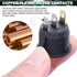 Twidec 6Pcs Round Rocker Switch AC 6A 125V, 10A 250V SPST Toggle KCD1-5-101NRG with LED Light