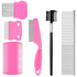 Gsbnjuy 6 Pcs Pets Grooming Comb Kit for Small Dogs Tear Stain Remover