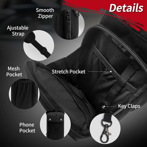 Cyvposm 4 Heavy-duty Magnetic Gym Bag for Men &Women with Multiple Pockets,Magnetic Bottle Bag Included Built-in Strong